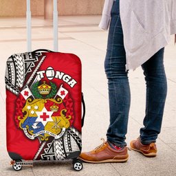 Tonga Rugby Luggage Covers Polynesian Style Pinwheel