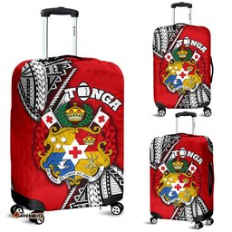 Tonga Rugby Luggage Covers Polynesian Style Pinwheel