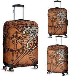 Celtic Dragon Luggage Covers Celtic Dragon With Cross Vintage Style