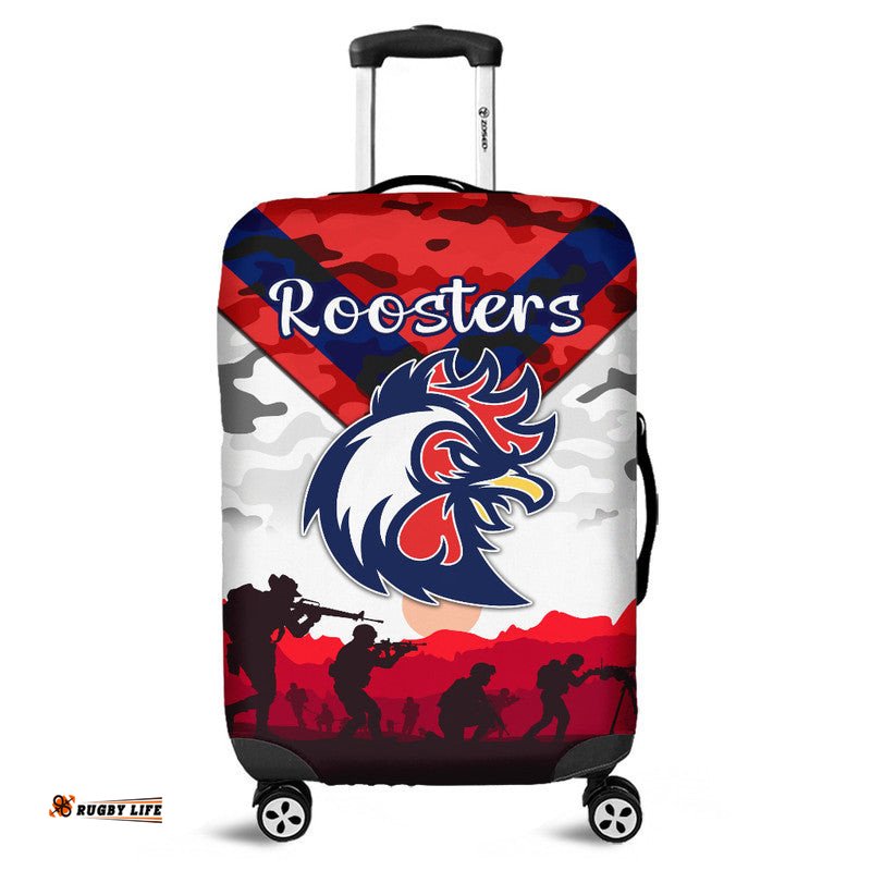 Sydney Roosters ANZAC Luggage Cover Simple Style White