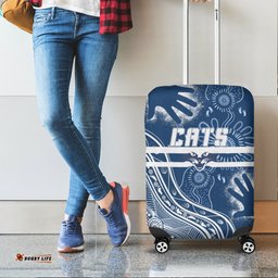 Geelong Football Aboriginal Luggage Cover GO Cats!