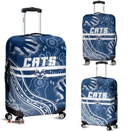 Geelong Football Aboriginal Luggage Cover GO Cats!