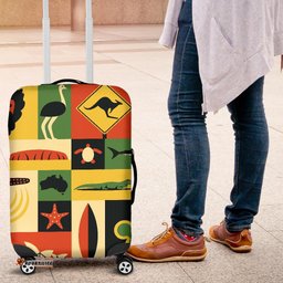 Luggage Cover Australia Symbols