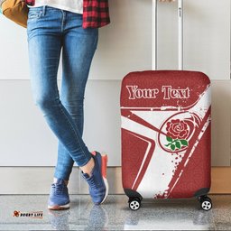 Custom Text England Rugby Personalised Luggage Covers England Rugby
