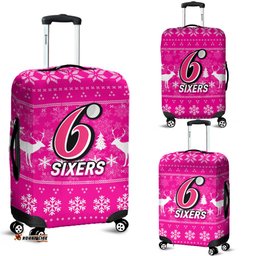 Sydney Sixers Cricket Australian Christmas Ugly Style Luggage Covers