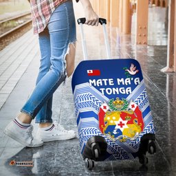 Mate Ma'a Tonga Rugby Luggage Covers Polynesian Creative Style Blue