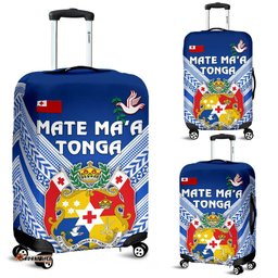 Mate Ma'a Tonga Rugby Luggage Covers Polynesian Creative Style Blue