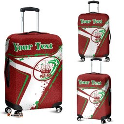 Custom Text Wales Rugby Personalised Luggage Covers Wales Rugby