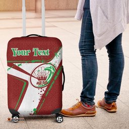 Custom Text Wales Rugby Personalised Luggage Covers Wales Rugby