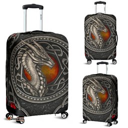 Celtic Dragon With Celtic Knot Luggage Covers