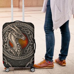 Celtic Dragon With Celtic Knot Luggage Covers