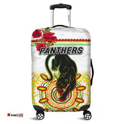 Penrith Panthers ANZAC Luggage Cover Indigenous Vibes White
