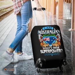 Luggage Cover Aus Flag Superman