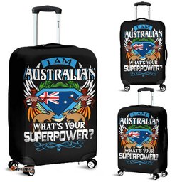 Luggage Cover Aus Flag Superman