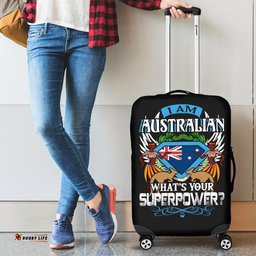 Luggage Cover Aus Flag Superman