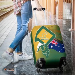 Luggage Covers Aus Flag and Coat Of Arms Kangaroo and Koala Sign