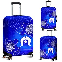 Torres Strait Islanders Luggage Covers Torres Symbol With Turtle