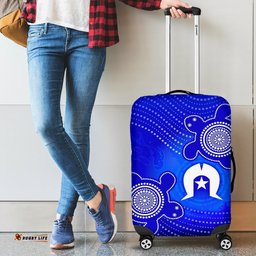 Torres Strait Islanders Luggage Covers Torres Symbol With Turtle