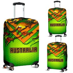 Luggage Cover Australian Kangaroo Aussie National Colors