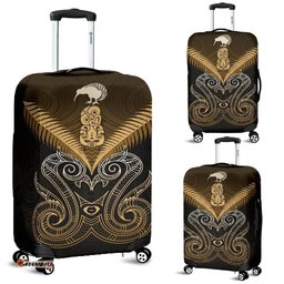 Maori Manaia New Zealand Luggage Covers Gold