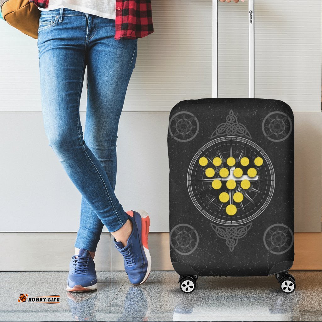 Cornwall Celtic Luggage Covers Celtic Compass With Cornish Symbols