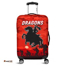 St. George Illawarra Dragons ANZAC Luggage Cover Simple Style Red