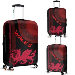 Wales Celtic Luggage Covers Cymru and Celtic Pattern