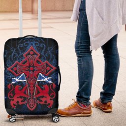 Scotland Celtic Luggage Covers Lion Rampant With Celtic Tree and Cross