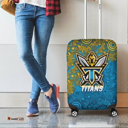 Titans Rugby Aboriginal Art Luggage Covers