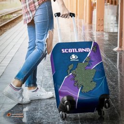 Scotland Rugby Celtic Knot Luggage Covers Tartan Thistle