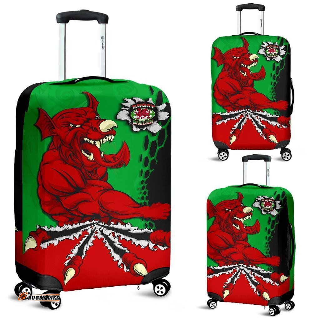 Wales Rugby Luggage Covers Welsh Dragon
