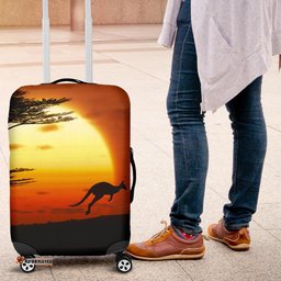 Luggage Cover Kangaroo Sunset Ver01