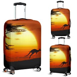 Luggage Cover Kangaroo Sunset Ver01