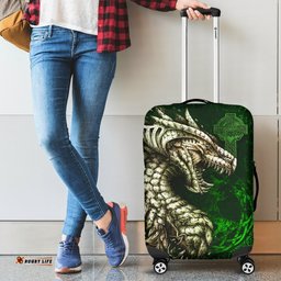 Ireland Celtic Luggage Covers Dragon and Claddagh Cross