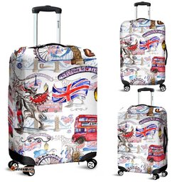 England Things Luggage Cover