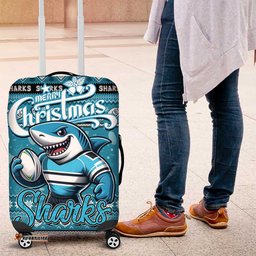 Sharks Rugby Xmas Luggage Cover Australia NRL Mascot
