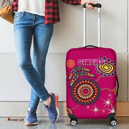 Sydney Luggage Covers Sixers Indigenous - Magenta