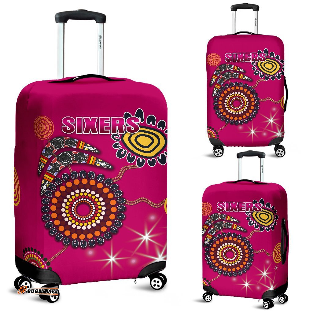 Sydney Luggage Covers Sixers Indigenous - Magenta