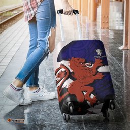 Scotland Celtic Luggage Covers Scottish Lion and Thistle Pattern Brush
