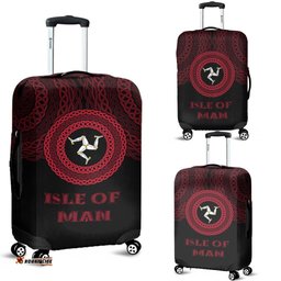 Isle of Man Celtic Luggage Cover Legend of Isle of Man