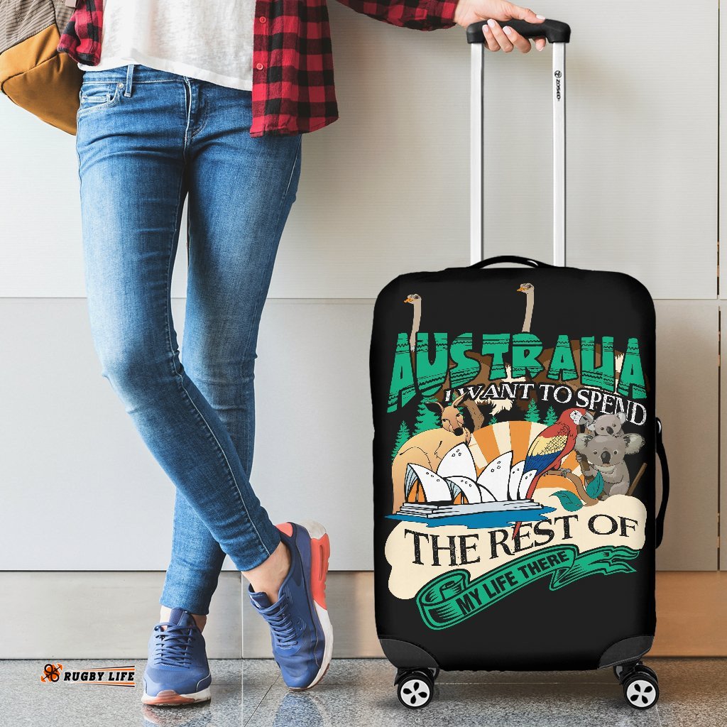 Luggage Cover Kangaroo Sydney Opera
