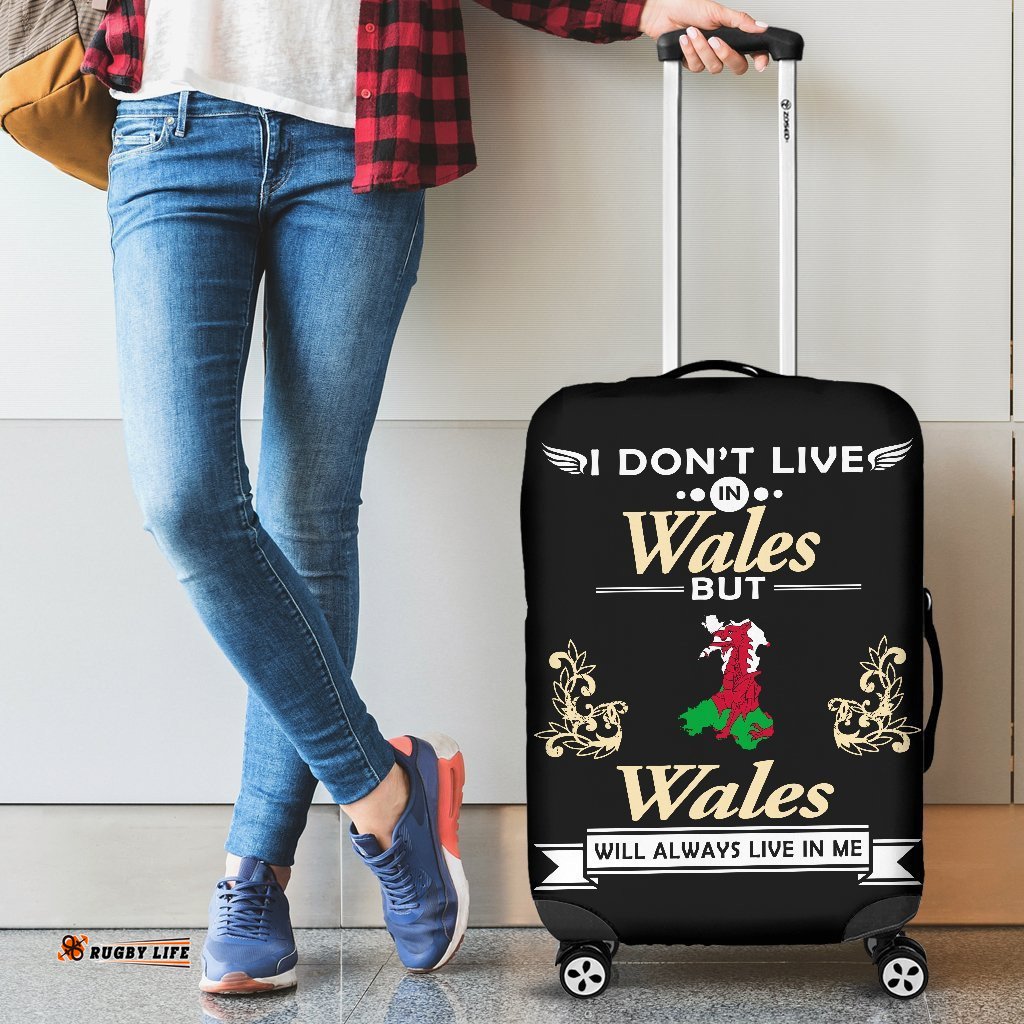 Wales Live In Me Luggage Cover