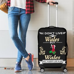 Wales Live In Me Luggage Cover