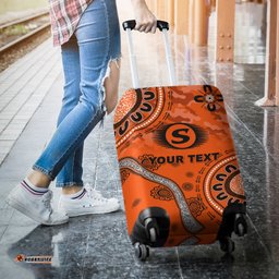 Custom Personalised Perth Scorchers ANZAC Day Aboriginal Luggage Covers