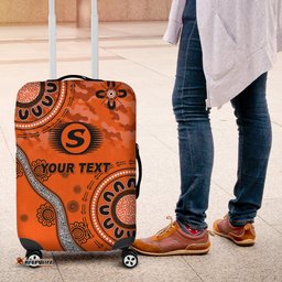 Custom Personalised Perth Scorchers ANZAC Day Aboriginal Luggage Covers