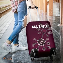 Warringah Luggage Covers Sea Eagles Simple Indigenous