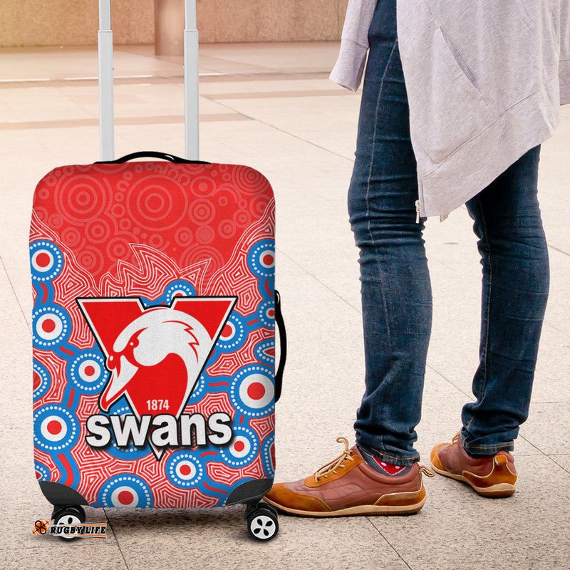 Swans Football Luggage Cover