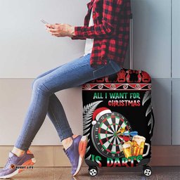 All I Want For Christmas Is Darts New Zealand Luggage Cover