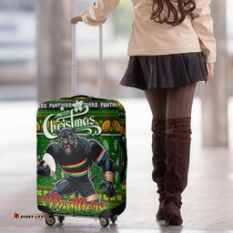 Panthers Rugby Xmas Luggage Cover Australia NRL Mascot