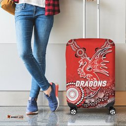 Dragons Rugby Aboriginal Art Luggage Covers